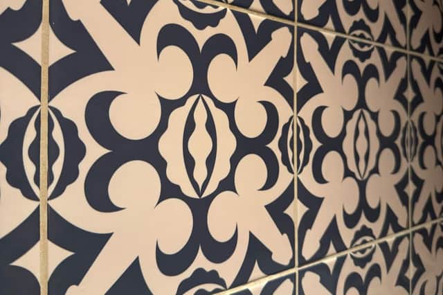 I'm obsessed with these bathroom tiles