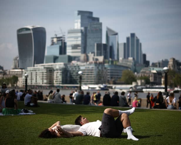 It's going to be warm here in London over the next few days