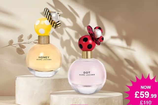 Marc Jacobs Dot and Honey perfumes 100ml  £59 (rrp £110).