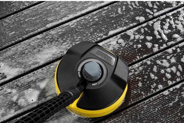 It's worth having specialist tools for patios and decking