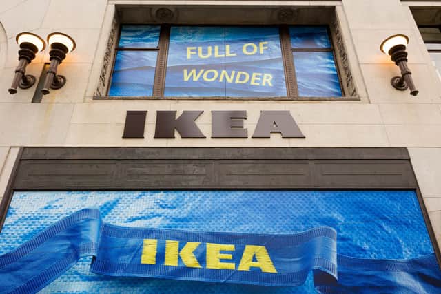 In addition to the IKEA store, the building will accommodate three other retail outlets and offer four floors of office space.
