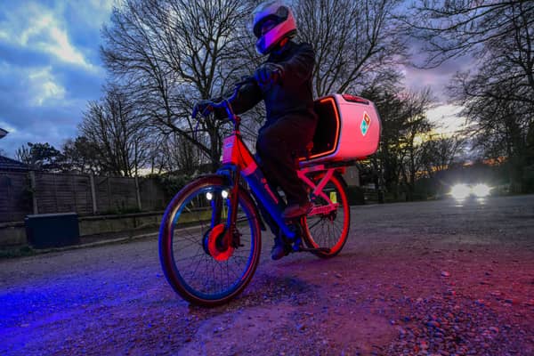 Domino's launches pothole-proof delivery bike