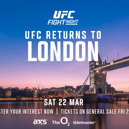 UFC Fight Night London 2025 poster