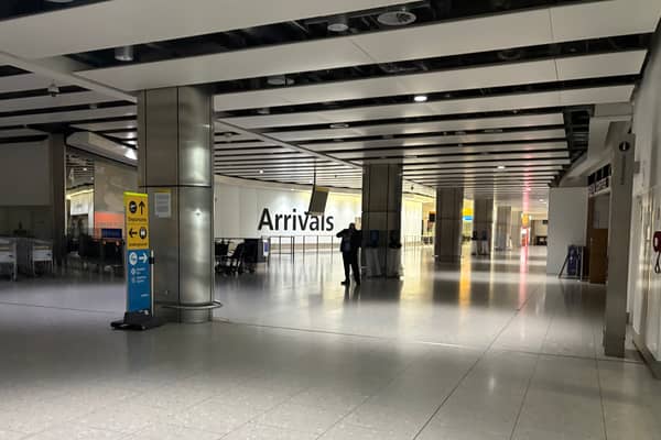 Passengers have been left stranded after Heathrow Airport was closed due to a fire.