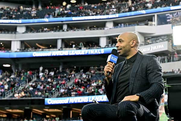 Henry became part of a goal celebration