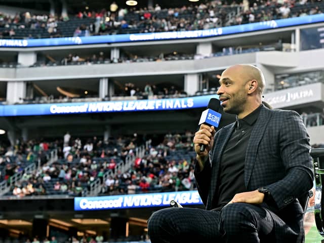 Henry became part of a goal celebration