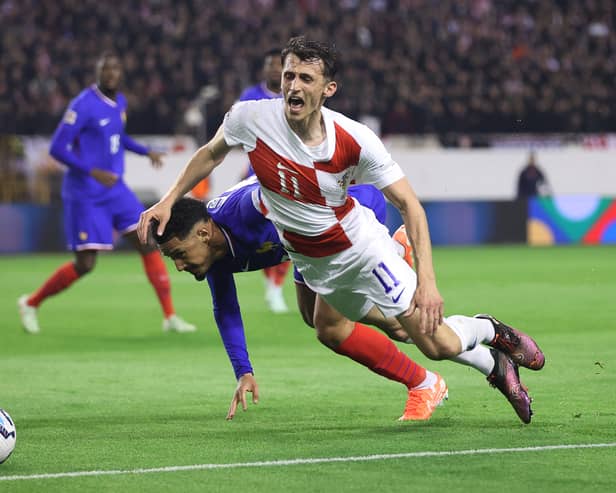 Saliba had a tough night at the office