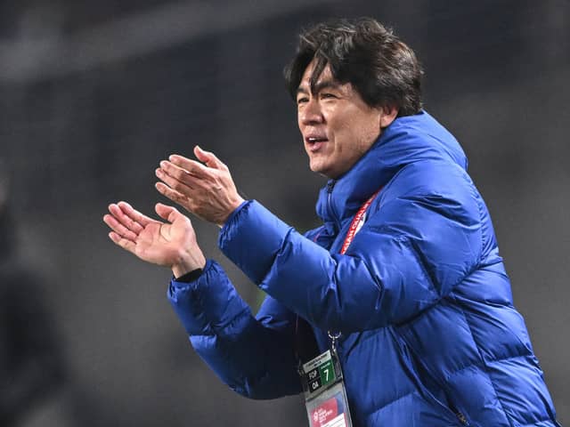 South Korea boss Hong Myung-bo.