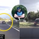Liam Ainslie reached speeds exceeding 130mph in a stolen car during a police chase on the A19.  