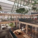 The studios will include break-out areas and office space