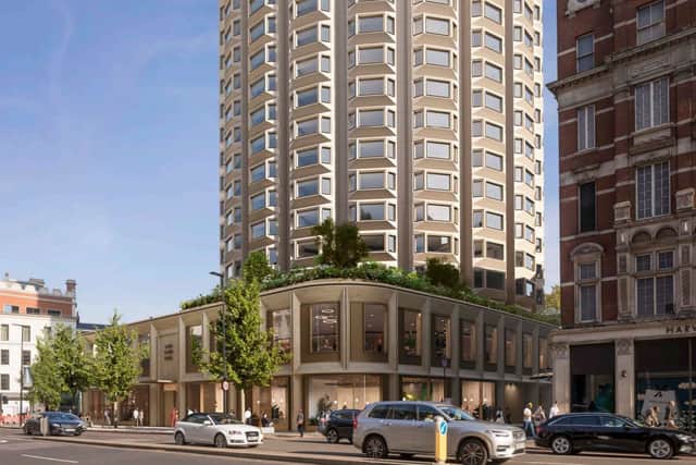 The Sheraton Park Hotel in Knightsbridge has applied for a multi-million-pound refurb