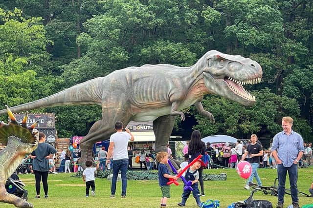Giant dinosaurs will make their presence known in London this summer