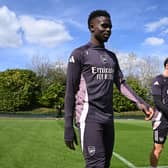 Bukayo Saka is set to return for Arsenal.