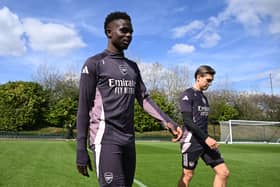 Bukayo Saka is set to return for Arsenal.