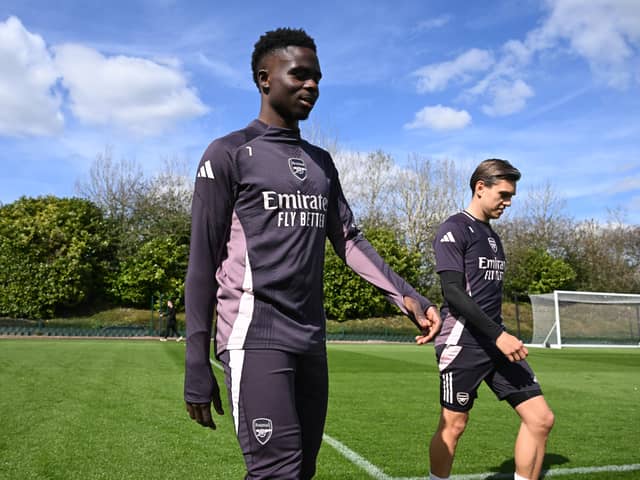 Bukayo Saka is set to return for Arsenal.