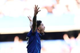 Jadon Sancho is getting regular minutes at Chelsea.