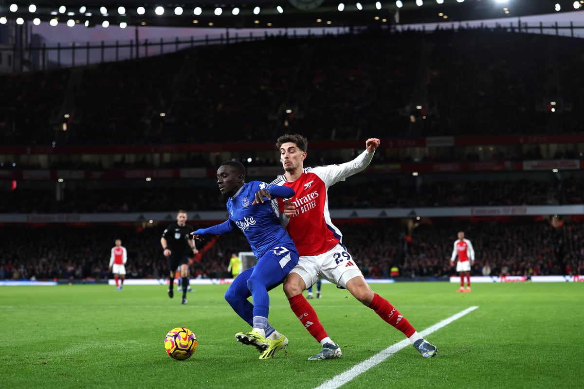 Everton vs Arsenal early injury news as 7 ruled out and 5 doubts