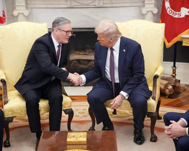 Keir Starmer is trying to work with Donald Trump to counter US tariffs.