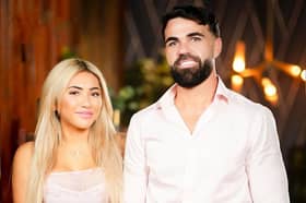Married at First Sight Australia season 12 couple Awhina Rutene and Adrian Araouzou. Photo by Channel Nine.