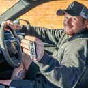 Sean Pitkin paid just 26p for his prize draw entry - and hit the jackpot