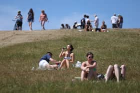 London is finally heating up as temperatures are set to top 20C. 
