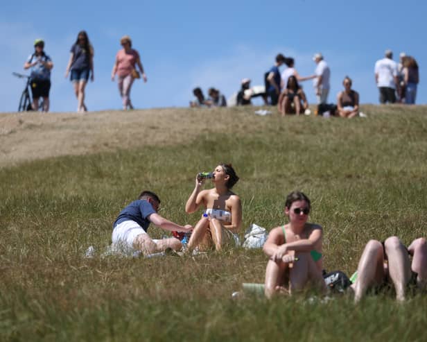 London is finally heating up as temperatures are set to top 20C. 
