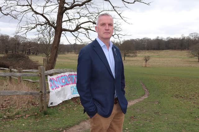 Richmond Council Leader Gareth Roberts in Richmond Park