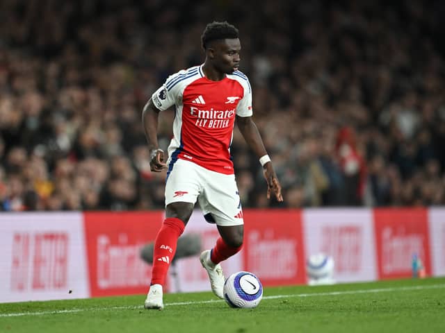 Bukayo Saka is seeing his minutes managed by Mikel Arteta.