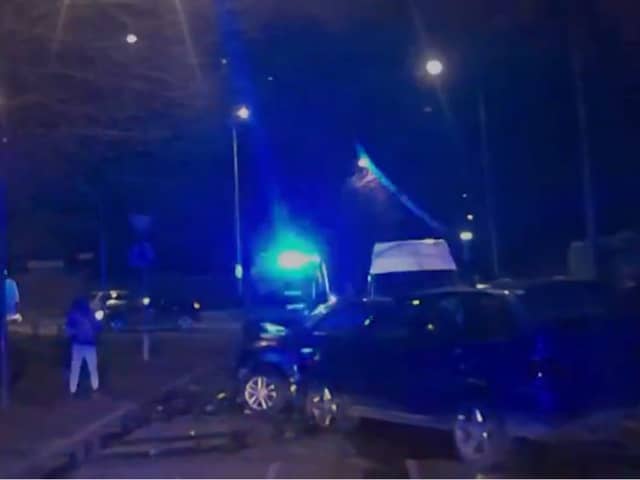 Head-on collision in High Wycombe.