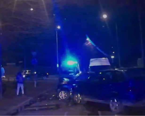 Head-on collision in High Wycombe.