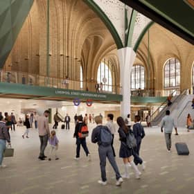 Liverpool Street Station is the UK’s busiest, serving multiple transport links including the Overground, Underground and Elizabeth Line