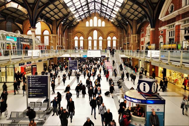 The concourse at London Liverpool Street station as it currently looks