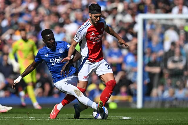 Merino has been filling the gap up top for Arsenal of late