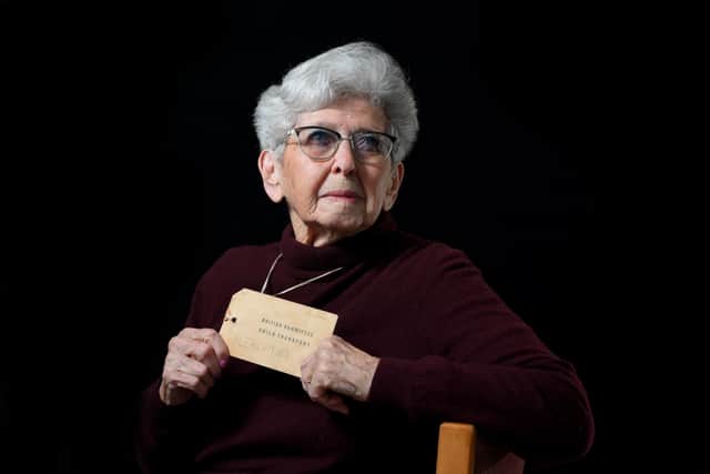 Lady Milena Grenfell-Baines escaped from the Nazis on board one of Nicholas Winton's Kindertransport trains