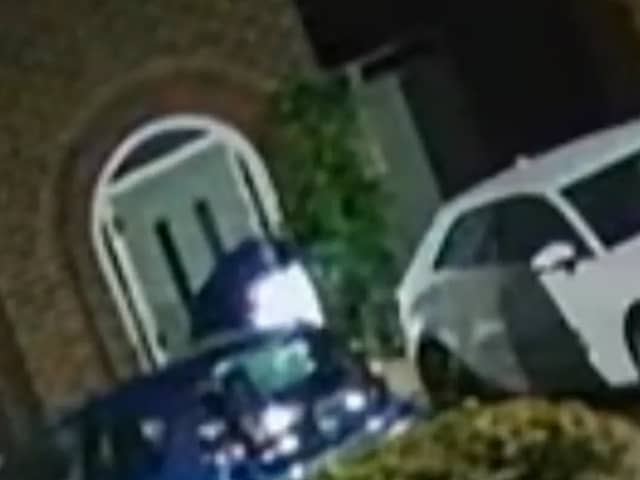 The men would gain access to the properties by snapping the locks of the front and back doors.