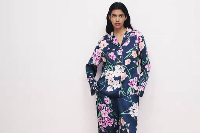 The Floral Print Pyjama Set £55 
