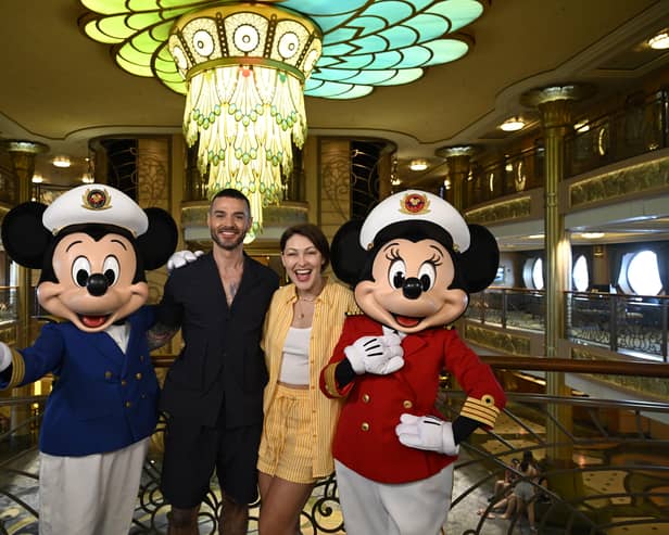 Emma and Matt Willis on board a Disney Cruise Line