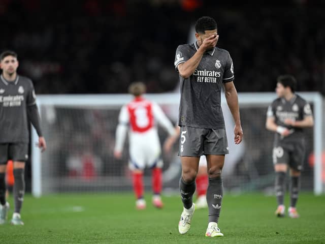 Real Madrid's hopes of defending their Champions League title are hanging by a thread