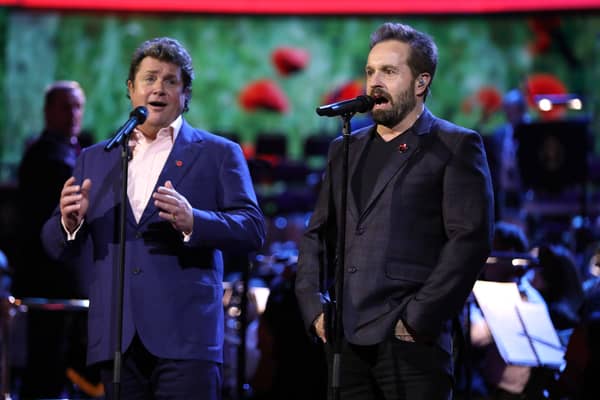Michael Ball and Alfie Boe will take over the London O2 Arena this weekend - here’s the full set times.