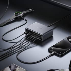 Anker's 200w desktop charging station can charge up to six devices simultaneously 