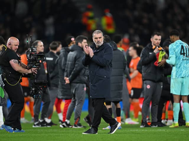Postecoglou was upbeat after the Frankfurt draw