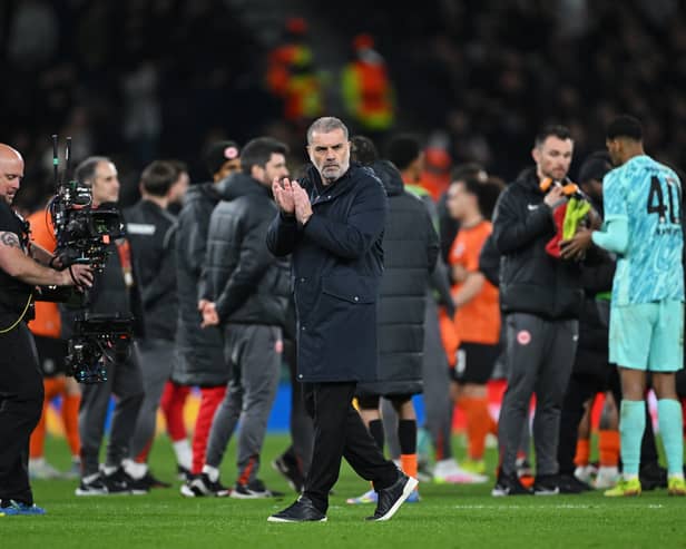 Postecoglou was upbeat after the Frankfurt draw