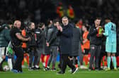 Postecoglou was upbeat after the Frankfurt draw