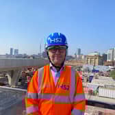 Mark Wild, the CEO of HS2 Ltd, at Birmingham's Curzon Street Station