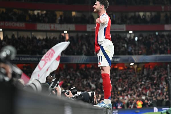 An unforgettable night for Arsenal star Declan Rice.