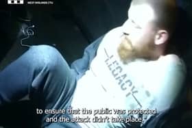 The arrest of Jason Savage. Chilling footage shows a Muslim convert who dubbed himself 'Lone Wolf' carrying out reconnaissance trips as he plotted terror attacks in Birmingham.