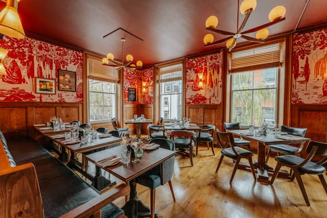 A first look at the newly refurbished upstairs dining room