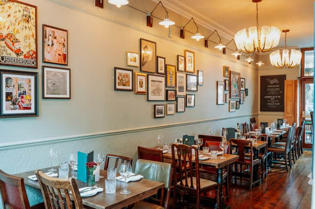 Bright lights and gallery walls 