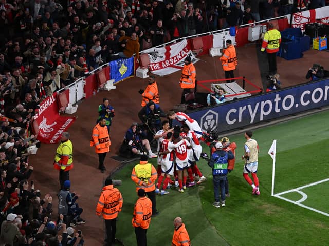 Arsenal head into the second leg against Real Madrid with a 3-0 lead.