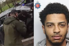 Armed police arrest man who threw acid in boy’s face.